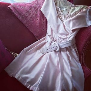 Prom time! Vintage bubblegum pink gown